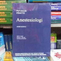 PETUNJUK PRAKTIS Anestesiologi